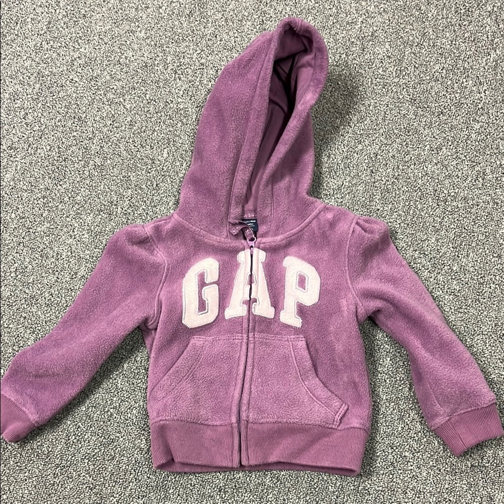 GAP Purple Hoodie Sweatshirt with Logo 18-24 m